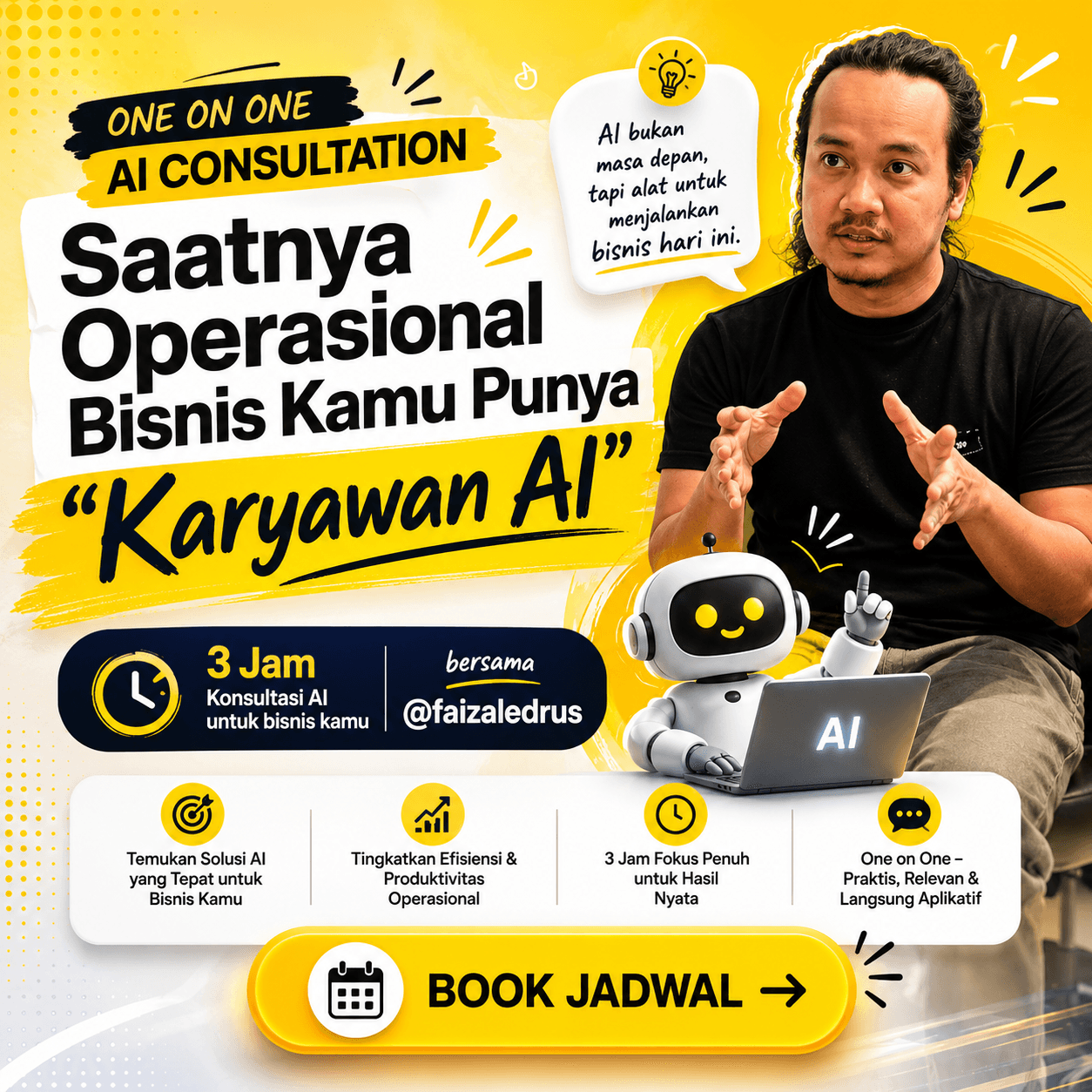 AI Consultation 3 hours - Faizal Azfar Al Edrus